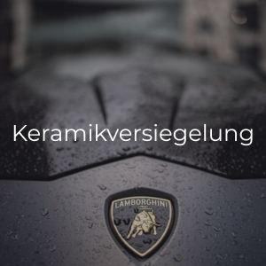 Hochwertige Keramikversiegelung in Hamburg. Schützt den Lach und wirkt Wasser abweisend.
